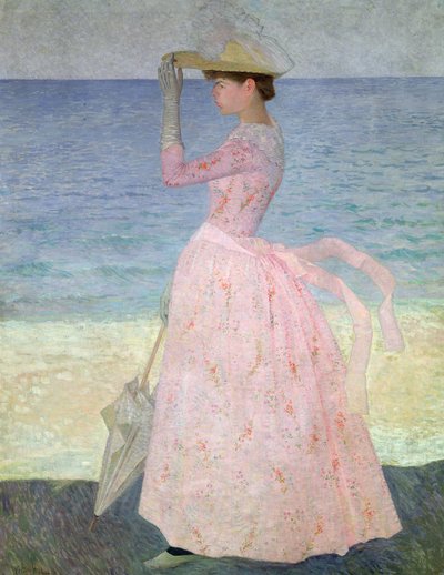 Die Frau mit dem Sonnenschirm, 1890 von Aristide Maillol